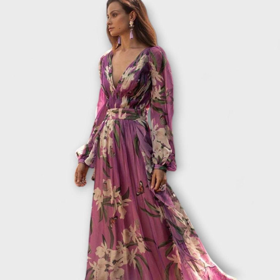 Darina - Elegantní maxi šaty vysoké kvality