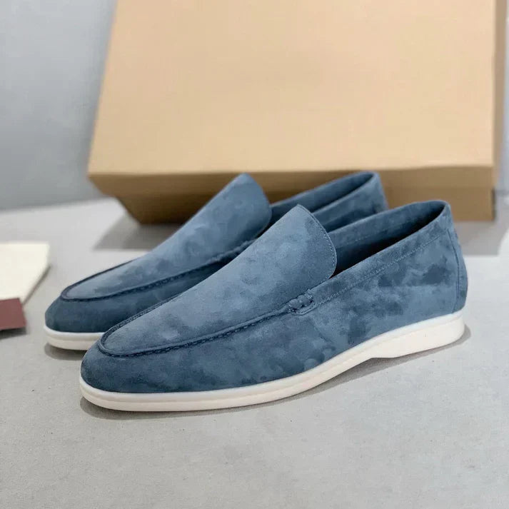 Miko - Pánské slip-on boty s kontrastní podrážkou