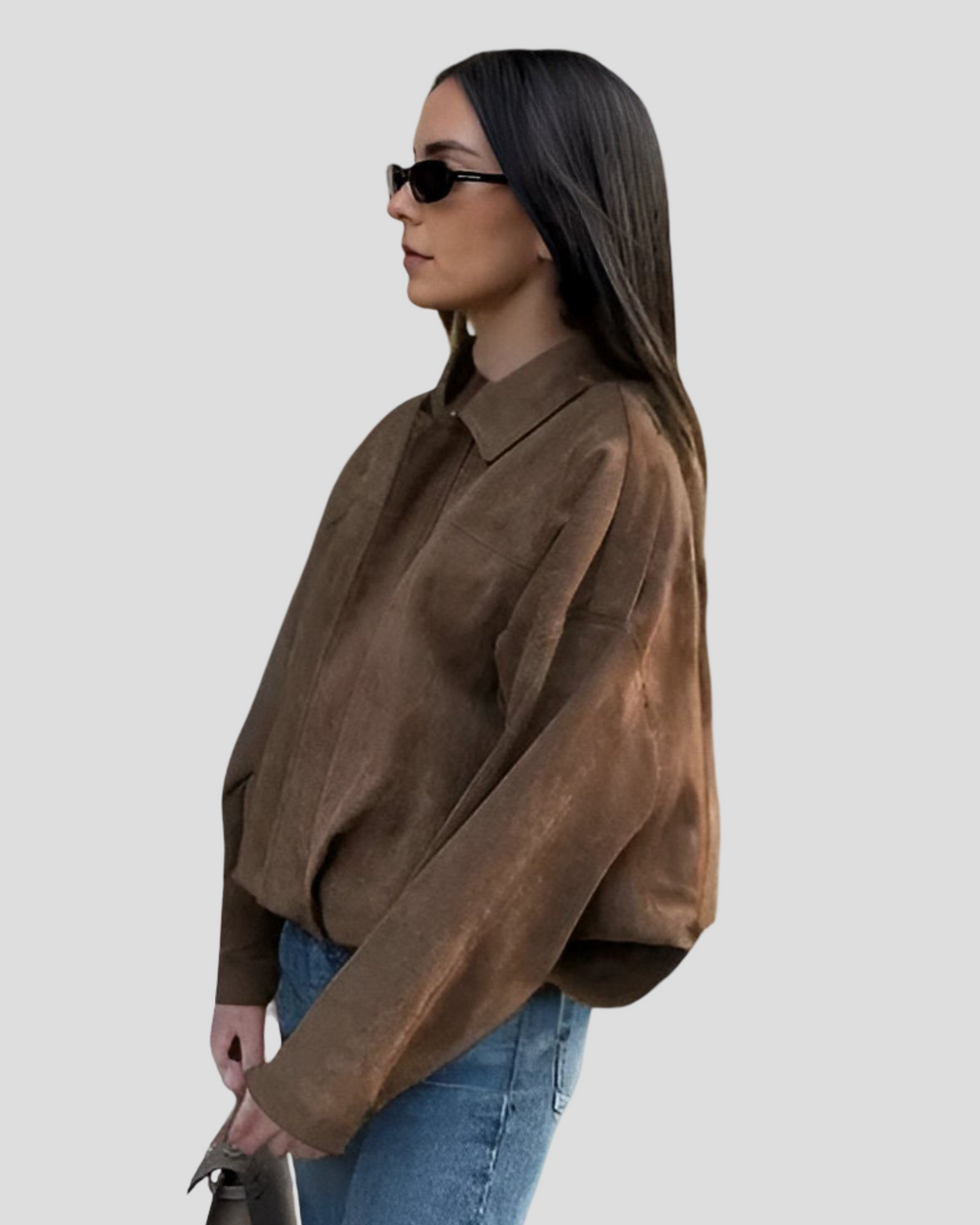 Blanka – Bomber bunda z semiše