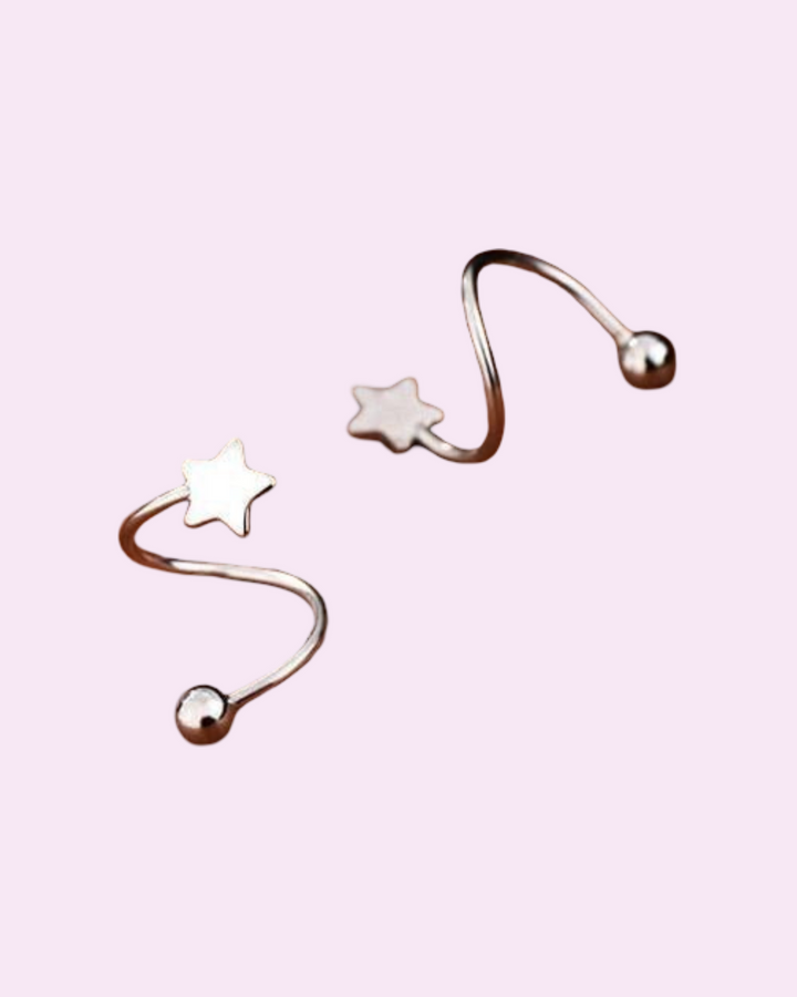 Laura - Náušnice Srdce / Hvězda