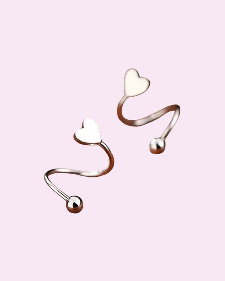 Laura - Náušnice Srdce / Hvězda