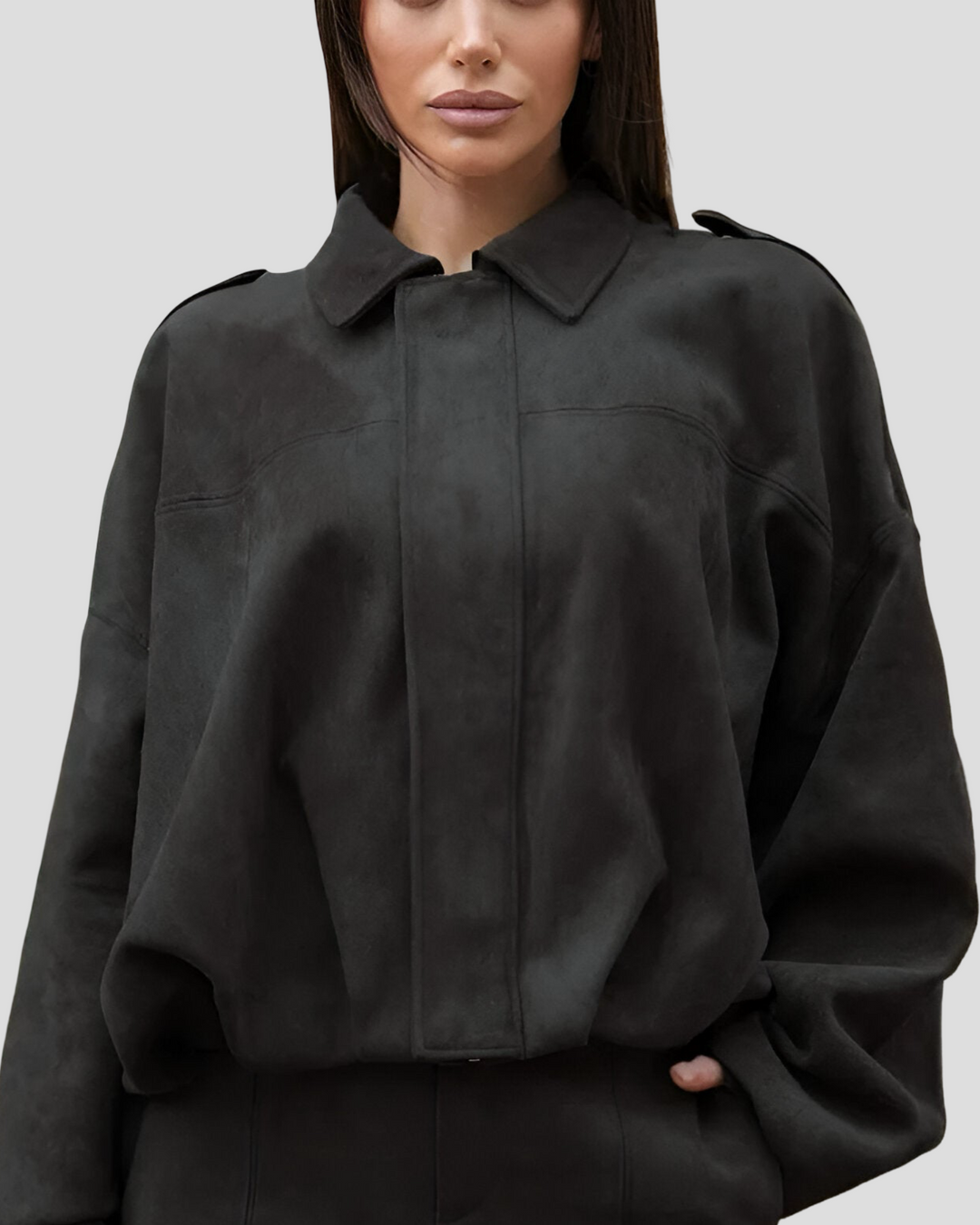 Blanka – Bomber bunda z semiše