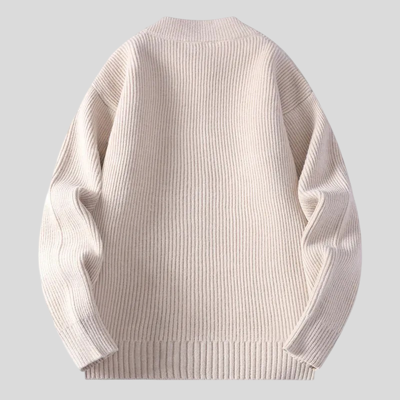 Daniel – Prémiový pletený kabát s knoflíkovým zapínáním