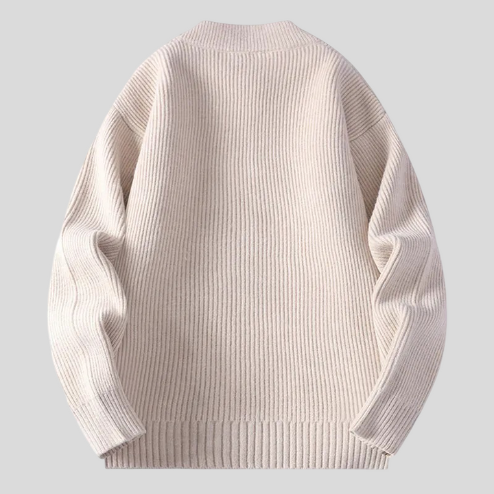 Daniel – Prémiový pletený kabát s knoflíkovým zapínáním