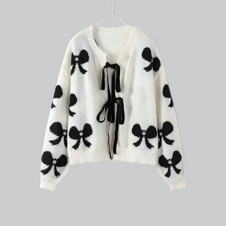 Annabel - Stylový svetr s šněrováním