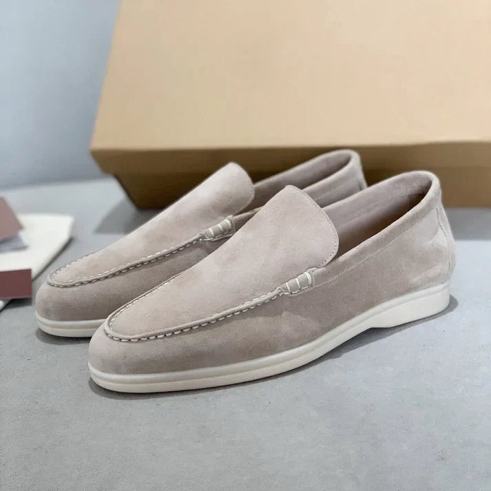 Miko - Pánské slip-on boty s kontrastní podrážkou