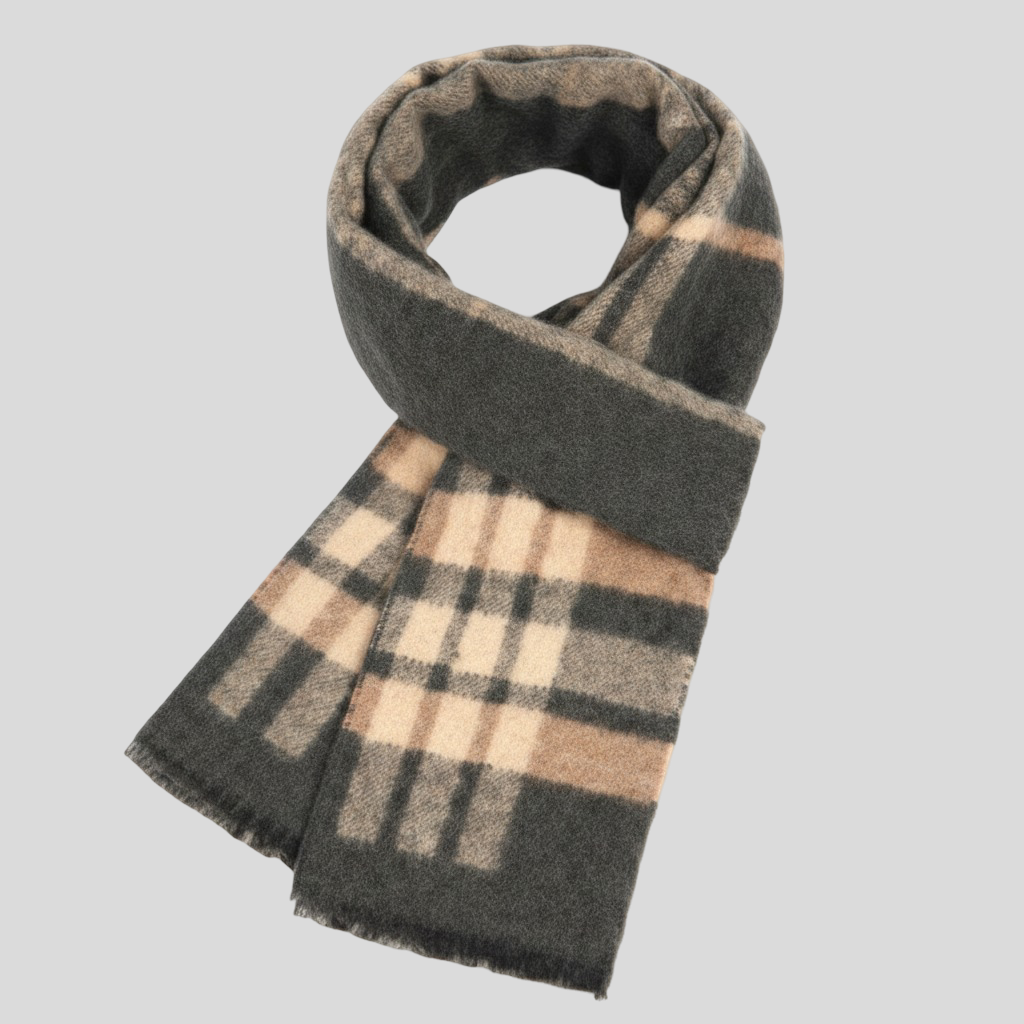 Barbora - Klasický kostkovaný šátek