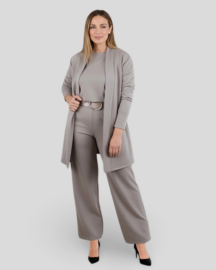 Zuzana – Elegantní souprava s fluidním kardiganem