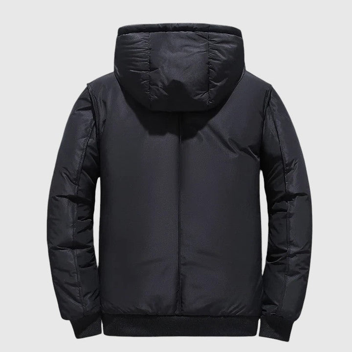 Adolf - Prošívaná bunda s kapucí a odolnou úpravou