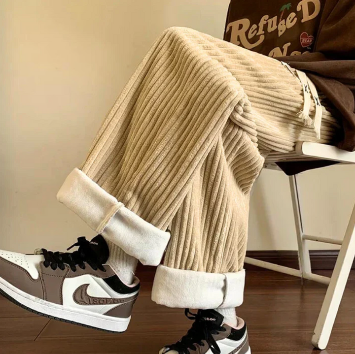 CLAUD - Elegantní kordové kalhoty