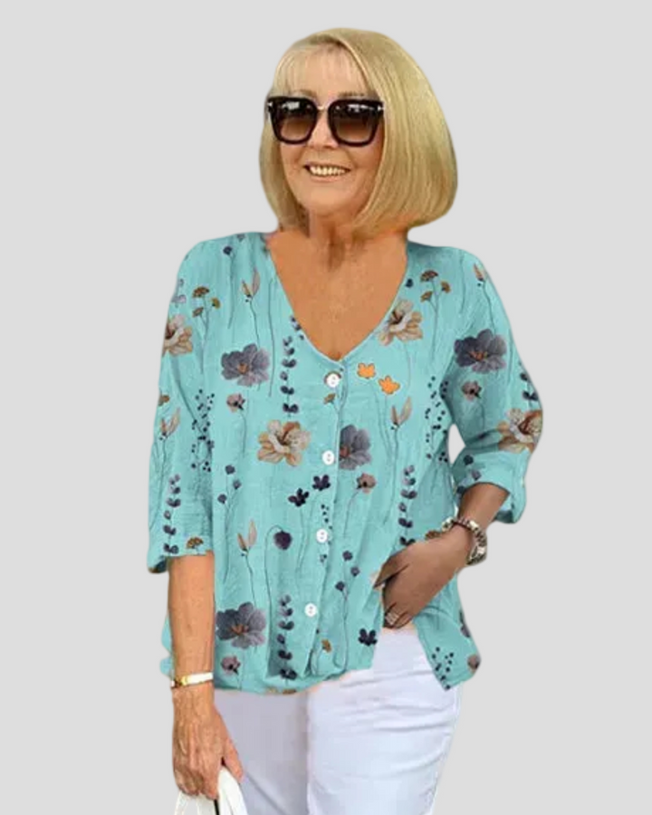 Cecílie - Květinová blůza