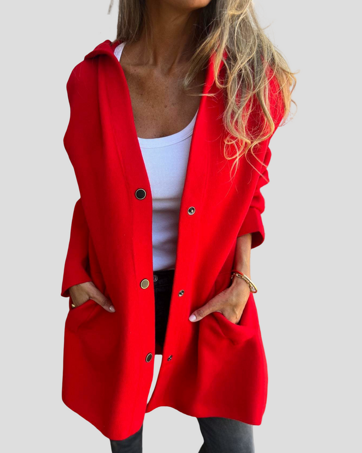 Adelina - Lehký kabát s knoflíky
