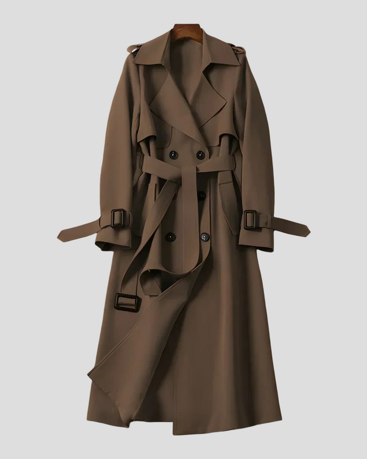 Hana – Elegantní trench coat s nadčasovým stylem