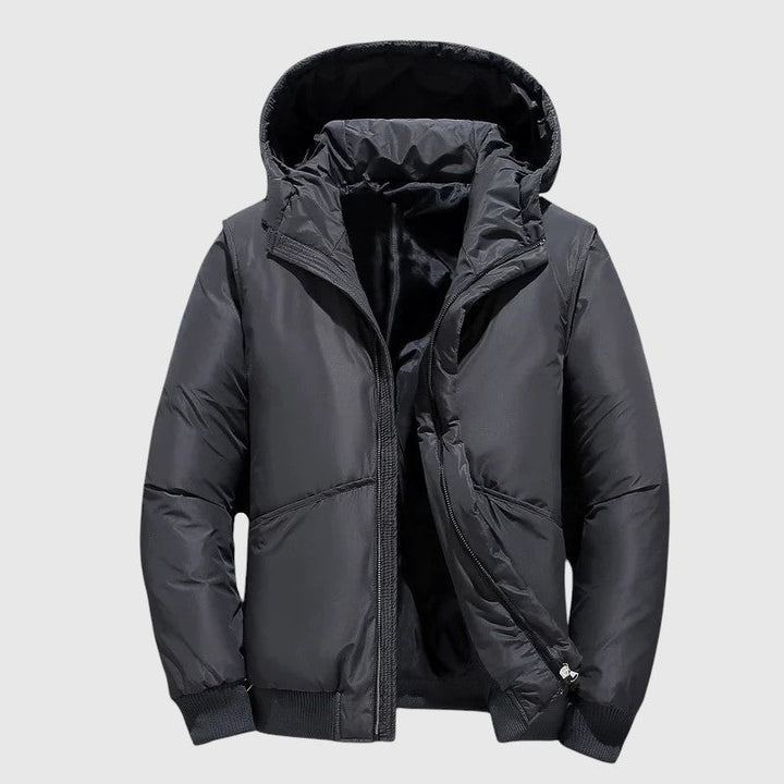 Adolf - Prošívaná bunda s kapucí a odolnou úpravou