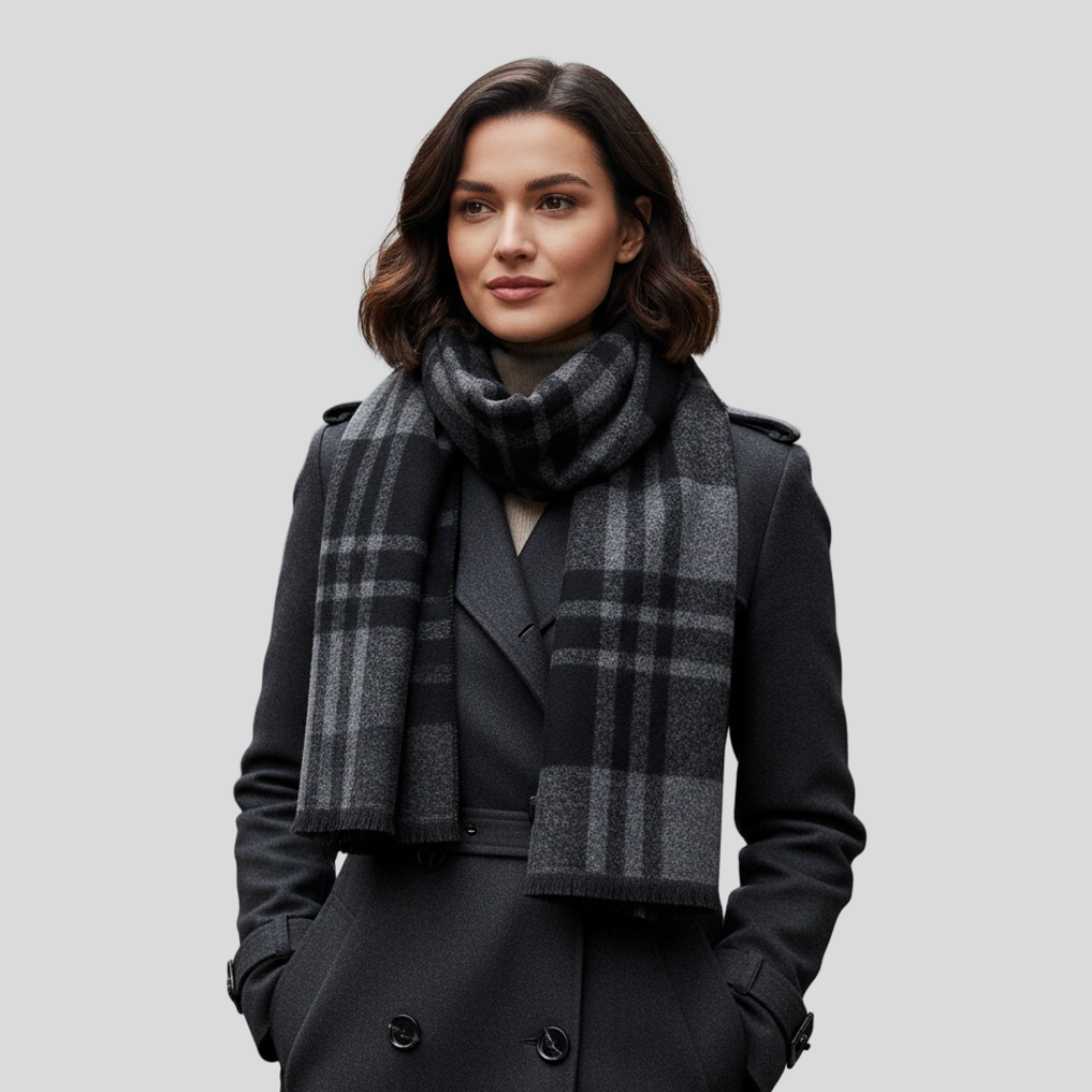 Barbora - Klasický kostkovaný šátek
