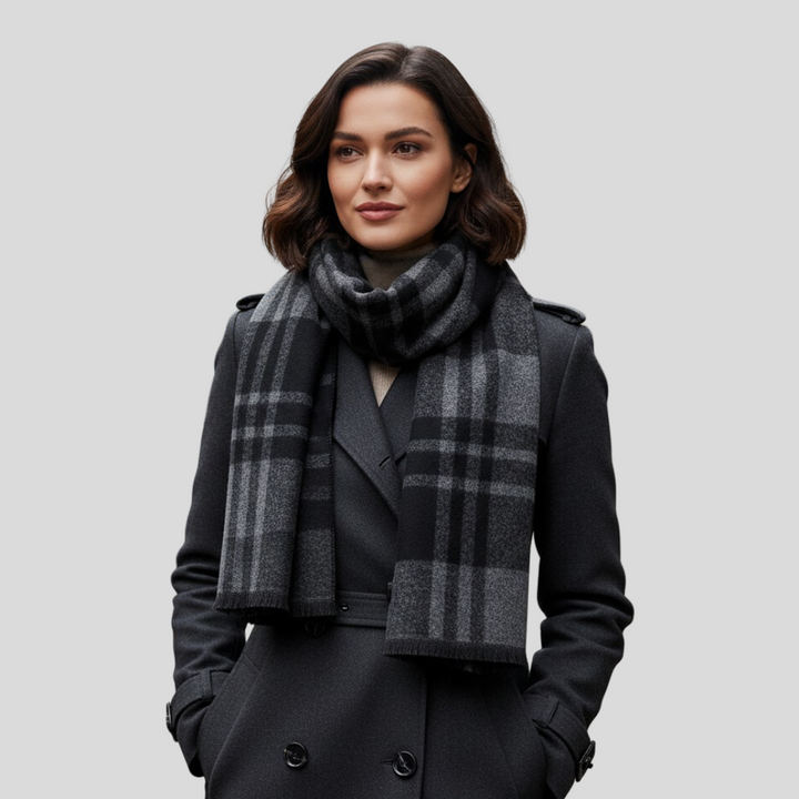 Barbora - Klasický kostkovaný šátek