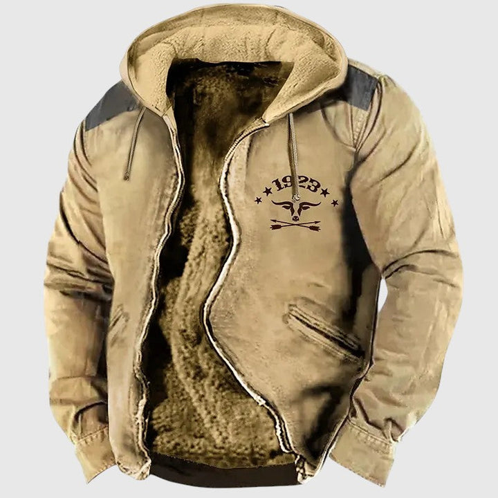 Tadeáš - Pánský kabát s vlněnou podšívkou