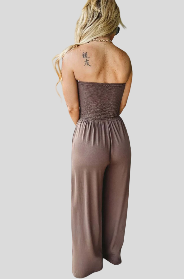 Stela – bezramínkový overal „Korálový západ slunce“