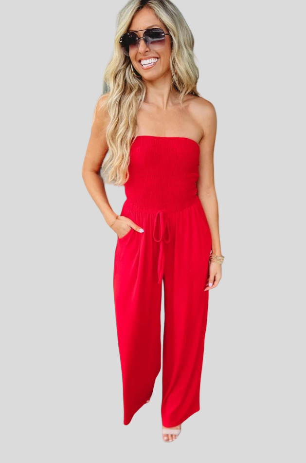 Stela – bezramínkový overal „Korálový západ slunce“