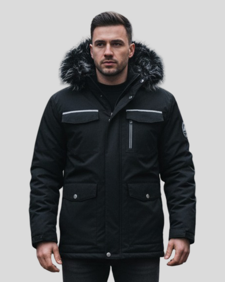 Leden – Zateplená bunda s kapucí