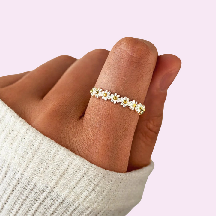 Barbora - Prsten s věčnými sedmikráskami