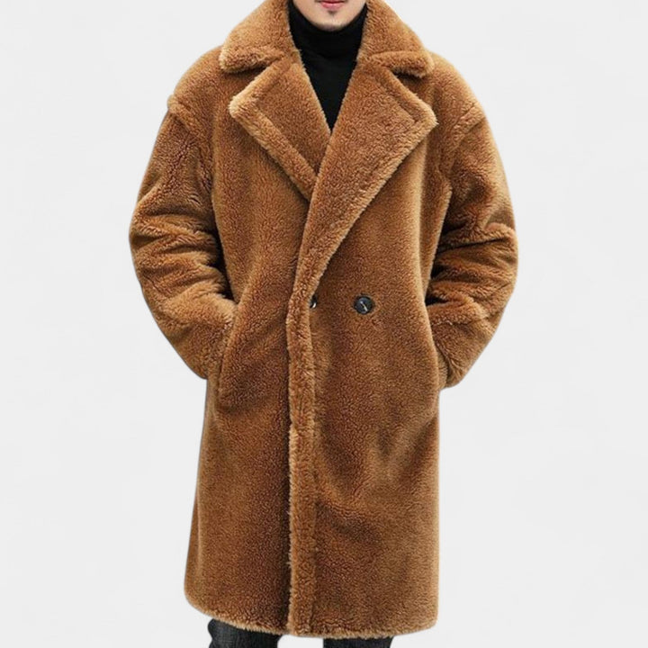 Vavřinec - Plyšový kabát s klopami