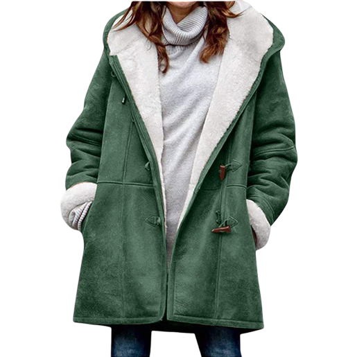 Klára - Dámský zimní kabát s vlněnou podšívkou