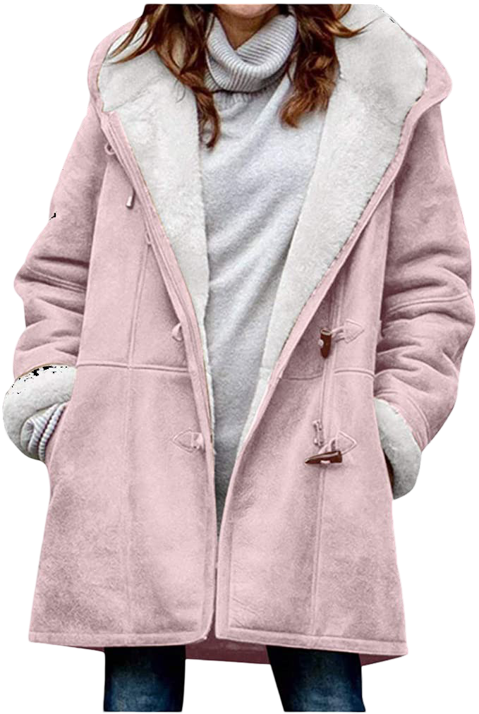 Klára - Dámský zimní kabát s vlněnou podšívkou