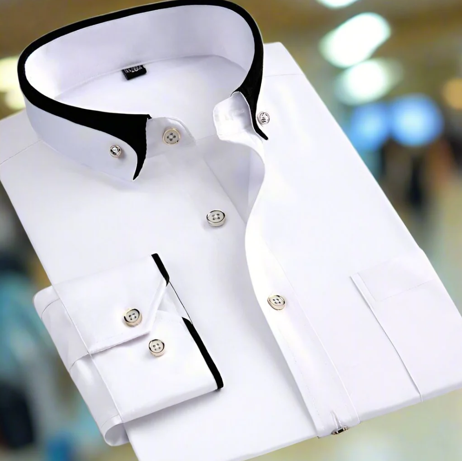 LEON - KLASICKÁ KOŠELE S DLOUHÝMI RUKÁVY