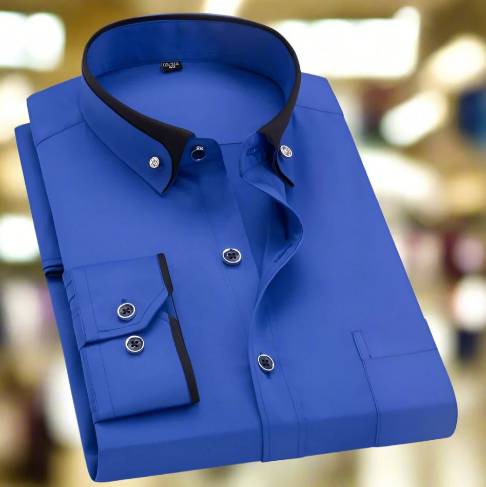 LEON - KLASICKÁ KOŠELE S DLOUHÝMI RUKÁVY