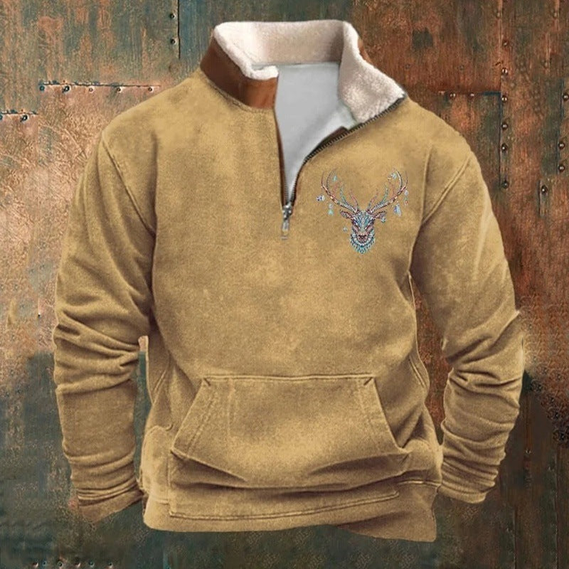 LUKAS - MODERNÍ KABÁT S ZIPEM AŽ DO ČTYŘ HRUDNÍKŮ