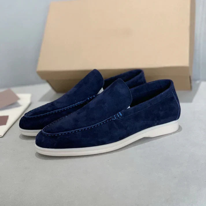Miko - Pánské slip-on boty s kontrastní podrážkou
