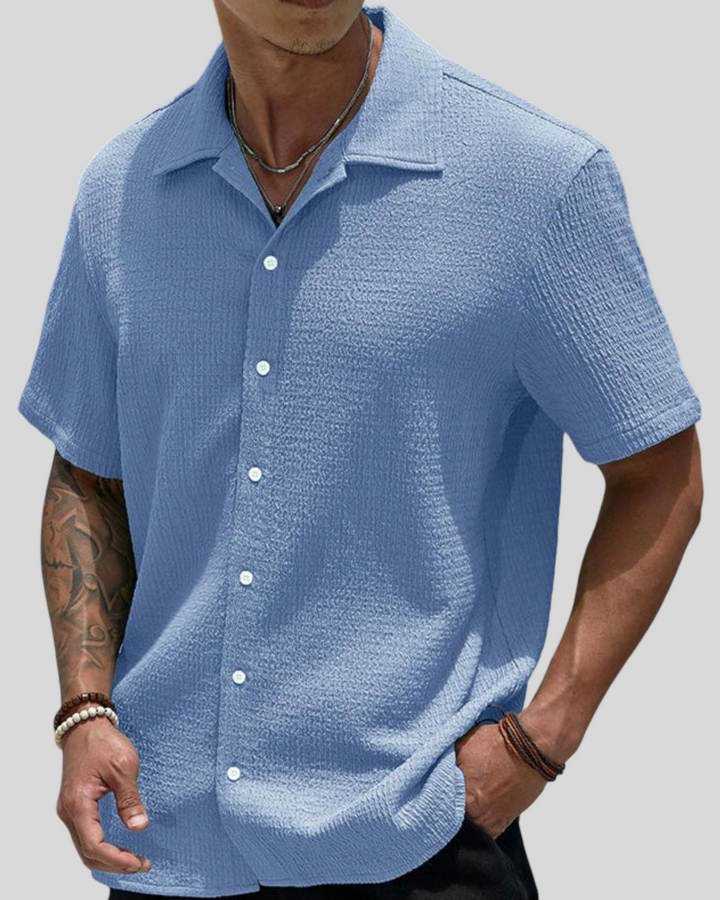 Cyril - Texturovaná Košile Letní Vánek