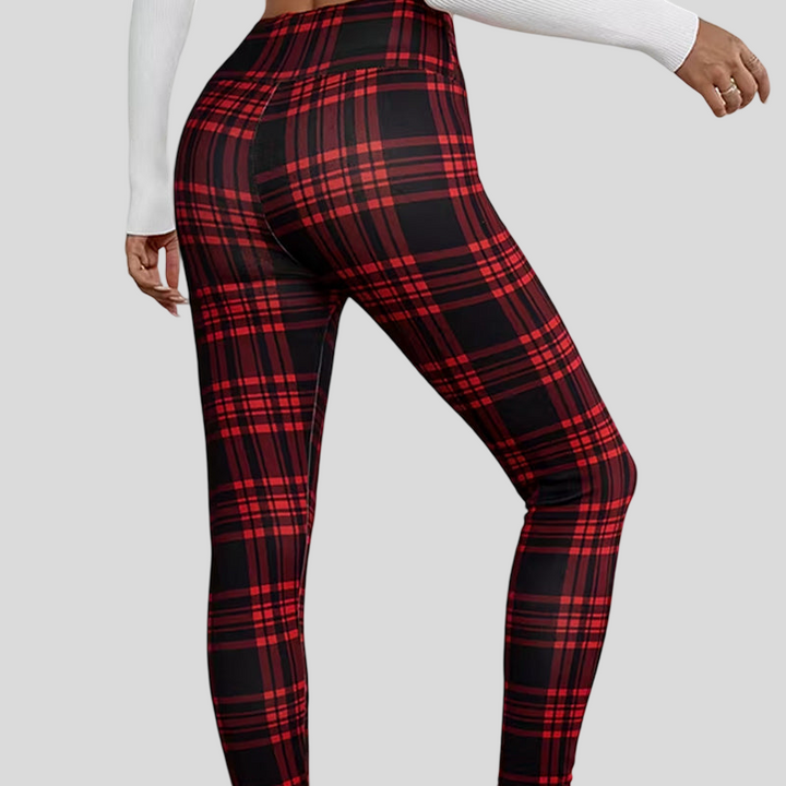 City Classic – Elegantní kostkované legíny