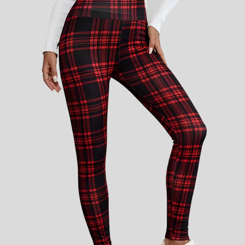 City Classic – Elegantní kostkované legíny