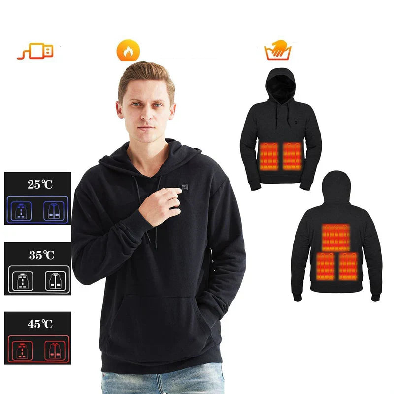 TAY - UNIVERZÁLNÍ MIKINA S OHŘEVEM A KAPUCÍ