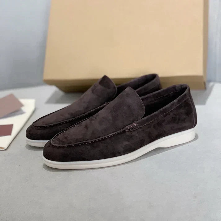 Miko - Pánské slip-on boty s kontrastní podrážkou